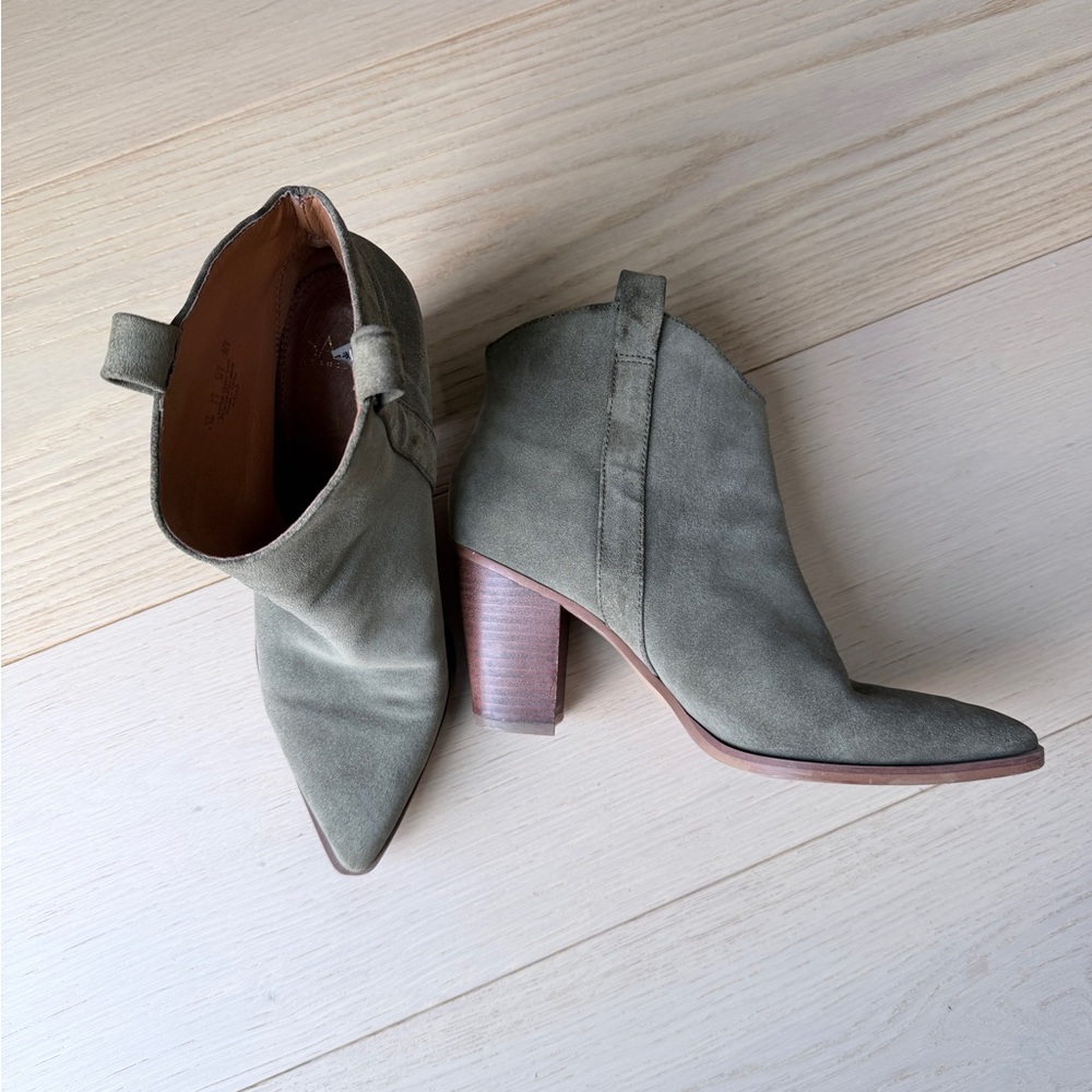 Sarto Ella western suede boots size 8.5 - Picture 3 of 8